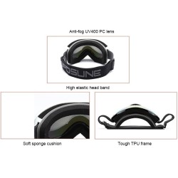 Μάσκα Σκι - HX043 - 920693 - Black/Black Μάσκα Σκι - HX043 - 920693 - Black/Black