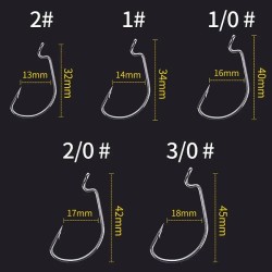 Σετ δολώματα ψαρέματος με αγκίστρια σε θήκη - 61pcs - 831821