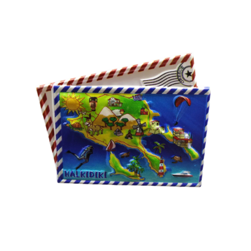 Tουριστικό μαγνητάκι Souvenir – Σετ 12pcs - Resin Magnet - Halkidiki - 678303