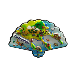 Tουριστικό μαγνητάκι Souvenir – Σετ 12pcs - Resin Magnet - Chalkidiki - 678311 Tουριστικό μαγνητάκι Souvenir – Σετ 12pcs - Resin Magnet - Chalkidiki - 678311