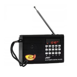 Επαναφορτιζόμενο ραδιόφωνο - JOC-KK9 - 370175 - Black