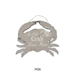 Σετ διακοσμητικά Souvenir - Καβούρι κρεμαστό - 4 τεμάχια - 921140