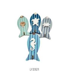 Σετ διακοσμητικά Souvenir - Κρεμαστό - 4 τεμάχια - LY2321 - 921362