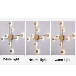 Επιτοίχιο φωτιστικό LED - 8311 - 943215 - Gold Επιτοίχιο φωτιστικό LED - 8311 - 943215 - Gold