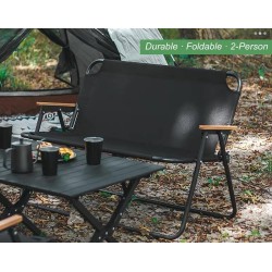 Πτυσσόμενη πολυθρόνα camping - Διθέσια - 1617 - 170112 - Black