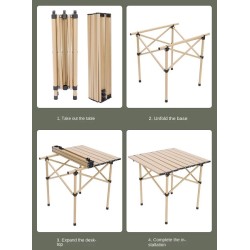 Πτυσσόμενο τραπέζι εξωτερικού χώρου - 2004-64cm - 170181