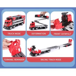 Σετ όχημα-αυτοκινητόδρομος με εκτοξευτή - 802C - 305216