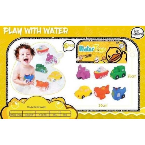 Σετ βρεφικά παιχνίδια μπάνιου - Water Toys - 6pcs - HY795-1 - 308136 Σετ βρεφικά παιχνίδια μπάνιου - Water Toys - 6pcs - HY795-1 - 308136