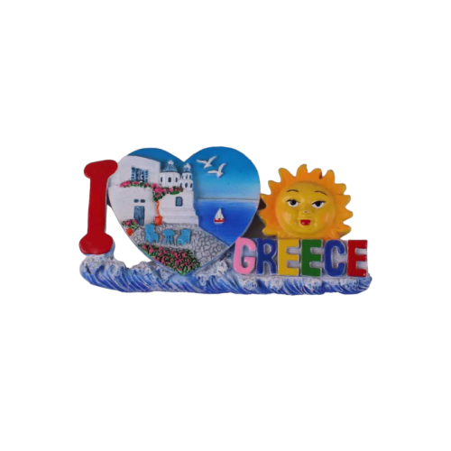 Tουριστικό μαγνητάκι Souvenir – Σετ 12pcs - Resin Magnet - Greece - 678048 Tουριστικό μαγνητάκι Souvenir – Σετ 12pcs - Resin Magnet - Greece - 678048