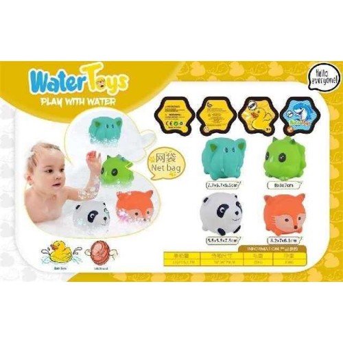 Σετ βρεφικά παιχνίδια μπάνιου - Water Toys - 4pcs - HY765-43 - 308135