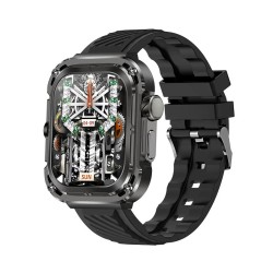 Σετ Smartwatch με 3 λουράκια - Z85 MAX - 065097 - Black