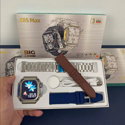 Σετ Smartwatch με 3 λουράκια - Z85 MAX - 065097 - Blue Σετ Smartwatch με 3 λουράκια - Z85 MAX - 065097 - Blue