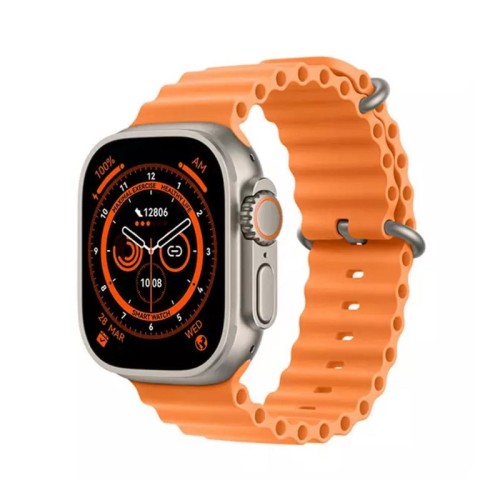 Smartwatch με 2 λουράκια - Z87 ULTRA - 880600 - Orange Smartwatch με 2 λουράκια - Z87 ULTRA - 880600 - Orange