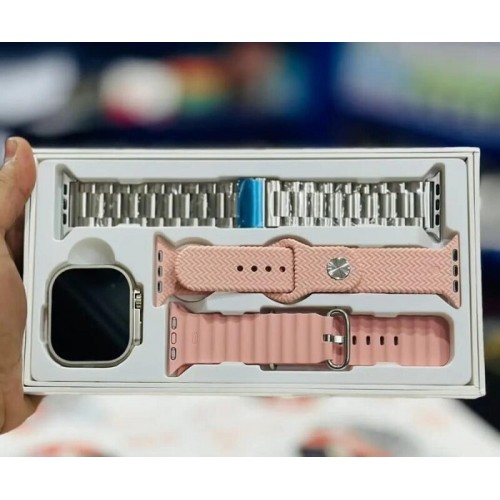 Smartwatch με 2 λουράκια - Z87 ULTRA - 880600 - Pink Smartwatch με 2 λουράκια - Z87 ULTRA - 880600 - Pink