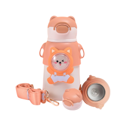 Παιδικό φορητό παγούρι-θερμός - H228 - 520ml - 000911 - Pink Παιδικό φορητό παγούρι-θερμός - H228 - 520ml - 000911 - Pink