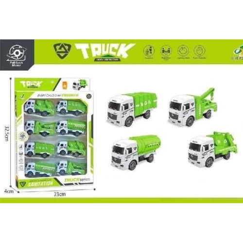 Σετ οχήματα εργασίας - 8pcs - XY348-A88 - 102637 Σετ οχήματα εργασίας - 8pcs - XY348-A88 - 102637