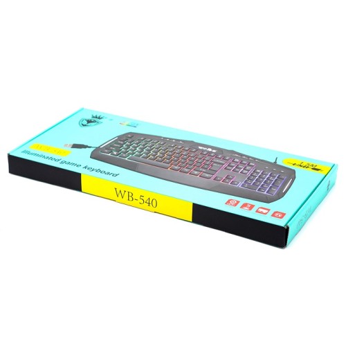 Ενσύρματο πληκτρολόγιο Gaming - LED RGB - WB540 - Weibo - 655402 Ενσύρματο πληκτρολόγιο Gaming - LED RGB - WB540 - Weibo - 655402