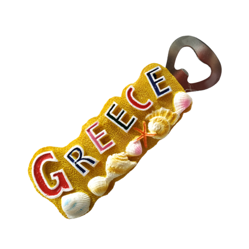 Tουριστικό μαγνητάκι Souvenir - Ανοιχτήρι - Σετ 12pcs - Greece - 678067