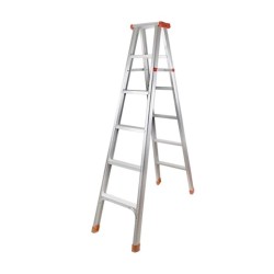 Πτυσσόμενη σκάλα-σκαμπό αλουμινίου - 241-5 - 711223
