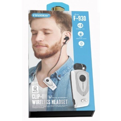 Ασύρματο ακουστικό Bluetooth - F-930 - Fineblue - 701083 - Silver Ασύρματο ακουστικό Bluetooth - F-930 - Fineblue - 701083 - Silver