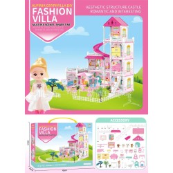 Κουκλόσπιτο με αξεσουάρ - 1237-4DIY - 922155