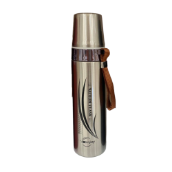 Φορητό παγούρι-θερμός με ποτήρι - 750ml - 954279 - Silver Φορητό παγούρι-θερμός με ποτήρι - 750ml - 954279 - Silver