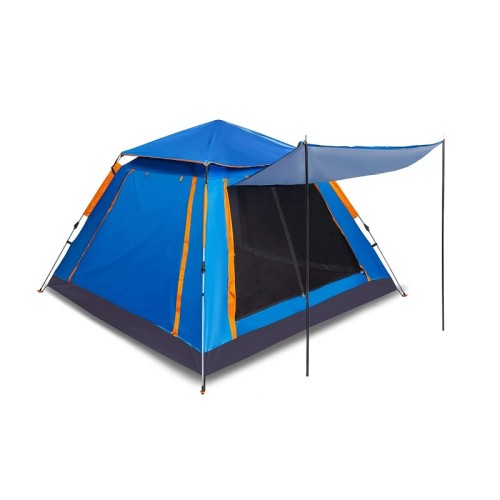 Σκηνή Camping 4 ατόμων με σκίαστρα - YB3021 - 2.4x2.4m - 960019 - Blue Σκηνή Camping 4 ατόμων με σκίαστρα - YB3021 - 2.4x2.4m - 960019 - Blue
