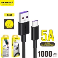 Καλώδιο φόρτισης & data - Type-C - Fast Charge - CL-77T - AWEI - 010412 Καλώδιο φόρτισης & data - Type-C - Fast Charge - CL-77T - AWEI - 010412