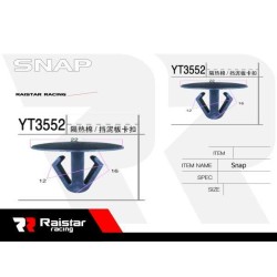 Σετ συνδετήρες αυτοκινήτου - 10pcs - R-F16101-11 - 180849