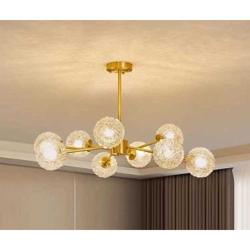 Φωτιστικό οροφής LED - 9644-9 - Gold - 431354