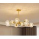 Φωτιστικό οροφής LED - 9644-9 - Gold - 431354 Φωτιστικό οροφής LED - 9644-9 - Gold - 431354