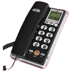 Ενσύρματο σταθερό τηλέφωνο - OHO 208 - 102082 - Black