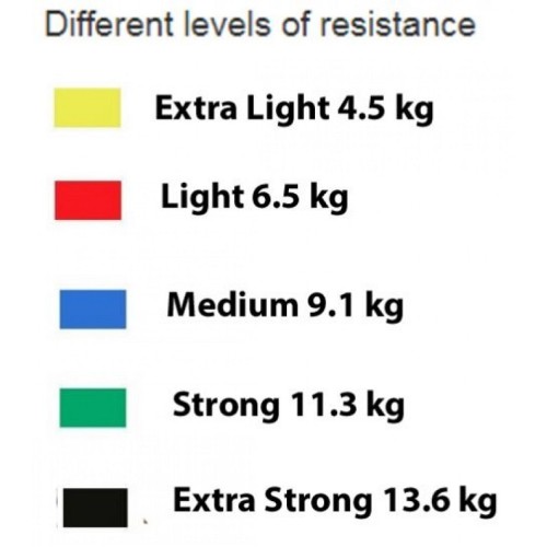 Πολυλειτουργικά λάστιχα εκγύμνασης - Power Resistance - LT011 - 113126 Πολυλειτουργικά λάστιχα εκγύμνασης - Power Resistance - LT011 - 113126