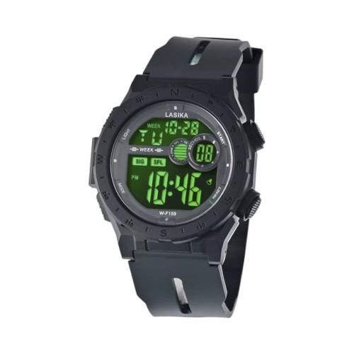 Ψηφιακό ρολόι χειρός - WF159 - Lasika - 115152 - Black/Black