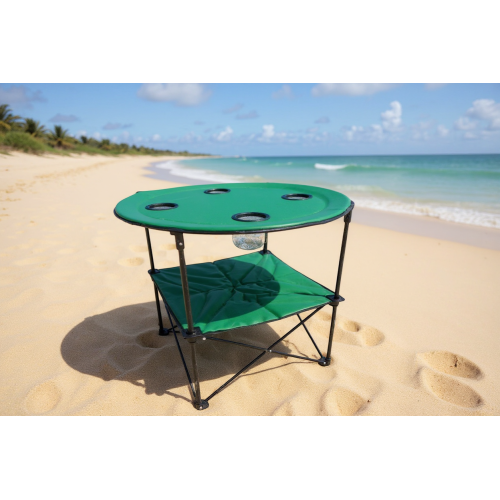 Πτυσσόμενο τραπέζι camping υφασμάτινο - 2031 - 170150 - Green