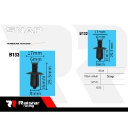 Σετ συνδετήρες αυτοκινήτου - 10pcs - R-F16101-20 - 180862