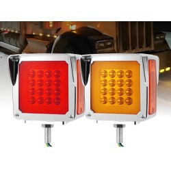 Προβολέας οπισθοπορείας οχημάτων LED τριπλής όψης - 2101305C - 210837