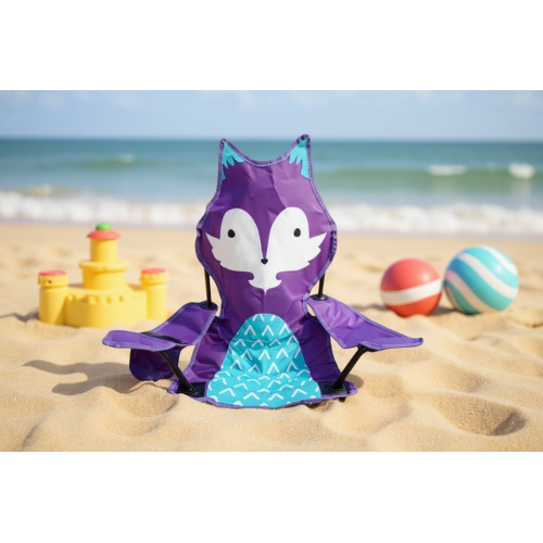 Παιδική πτυσσόμενη καρέκλα camping - 1015 - 241705 - Purple