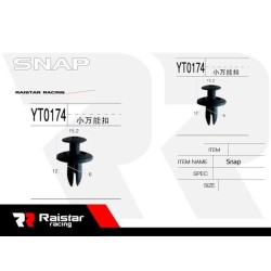 Σετ συνδετήρες αυτοκινήτου - 10pcs - R-F16101-02 - 180851