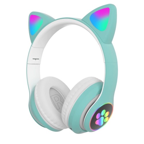Ασύρματα ακουστικά - Cat Headphones - ST23M - 323230 - Green Ασύρματα ακουστικά - Cat Headphones - ST23M - 323230 - Green