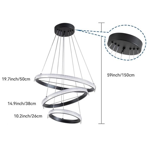 Φωτιστικό οροφής τραπεζαρίας LED - 2196 - 431019 Φωτιστικό οροφής τραπεζαρίας LED - 2196 - 431019