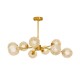 Φωτιστικό οροφής LED - 9644-9 - Gold - 431354 Φωτιστικό οροφής LED - 9644-9 - Gold - 431354