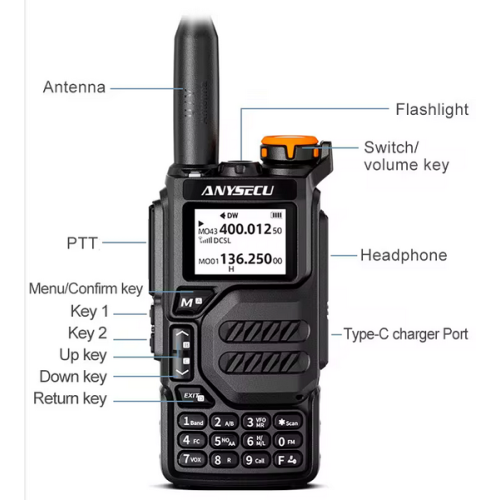 Φορητός πομποδέκτης UHF/VHF – UVK5 - Quansheng - 512153 Φορητός πομποδέκτης UHF/VHF – UVK5 - Quansheng - 512153