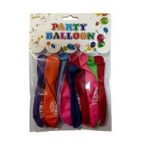 Σετ μπαλόνια party - 12pcs - 024001