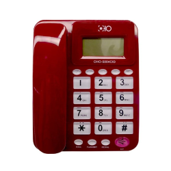Ενσύρματο σταθερό τηλέφωνο - OHO-5004 - 650044 - Red