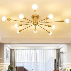 Φωτιστικό οροφής LED - 7021-10 - Gold - 431385 Φωτιστικό οροφής LED - 7021-10 - Gold - 431385
