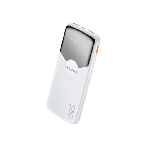 Powerbank - P32K - 10.000mah - AWEI - 009140 - White Powerbank - P32K - 10.000mah - AWEI - 009140 - White