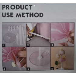 Σετ μπαλόνια party με βάση - 024070