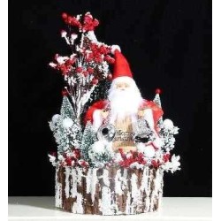 Χριστουγεννιάτικο επιτραπέζιο διακοσμητικό Άγιος Βασίλης - 24T-7 - 50*26cm - 750263