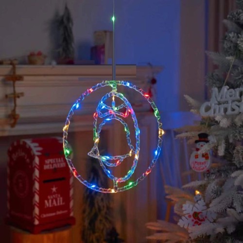 Χριστουγεννιάτικο φωτεινό διακοσμητικό 3D LED κρεμαστό - Καμπάνα - 39L - 272312 - RGB Χριστουγεννιάτικο φωτεινό διακοσμητικό 3D LED κρεμαστό - Καμπάνα - 39L - 272312 - RGB
